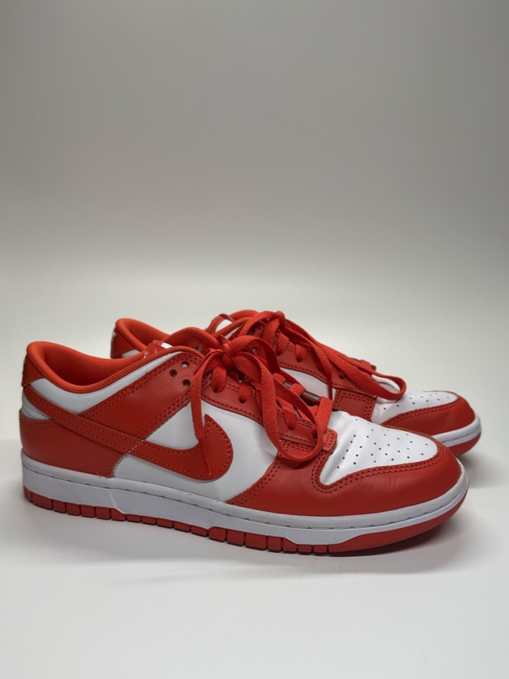 Nike Dunk Low Orange White Men’s US 8 EU 41 DV0833-114 Pre-Owned